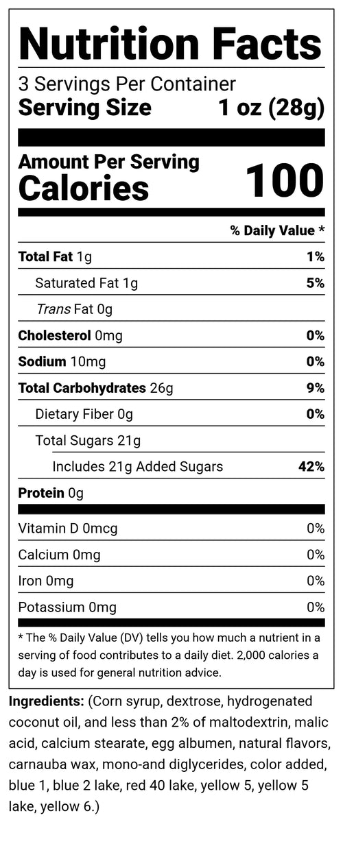 Freeze dried Candy Sliders 