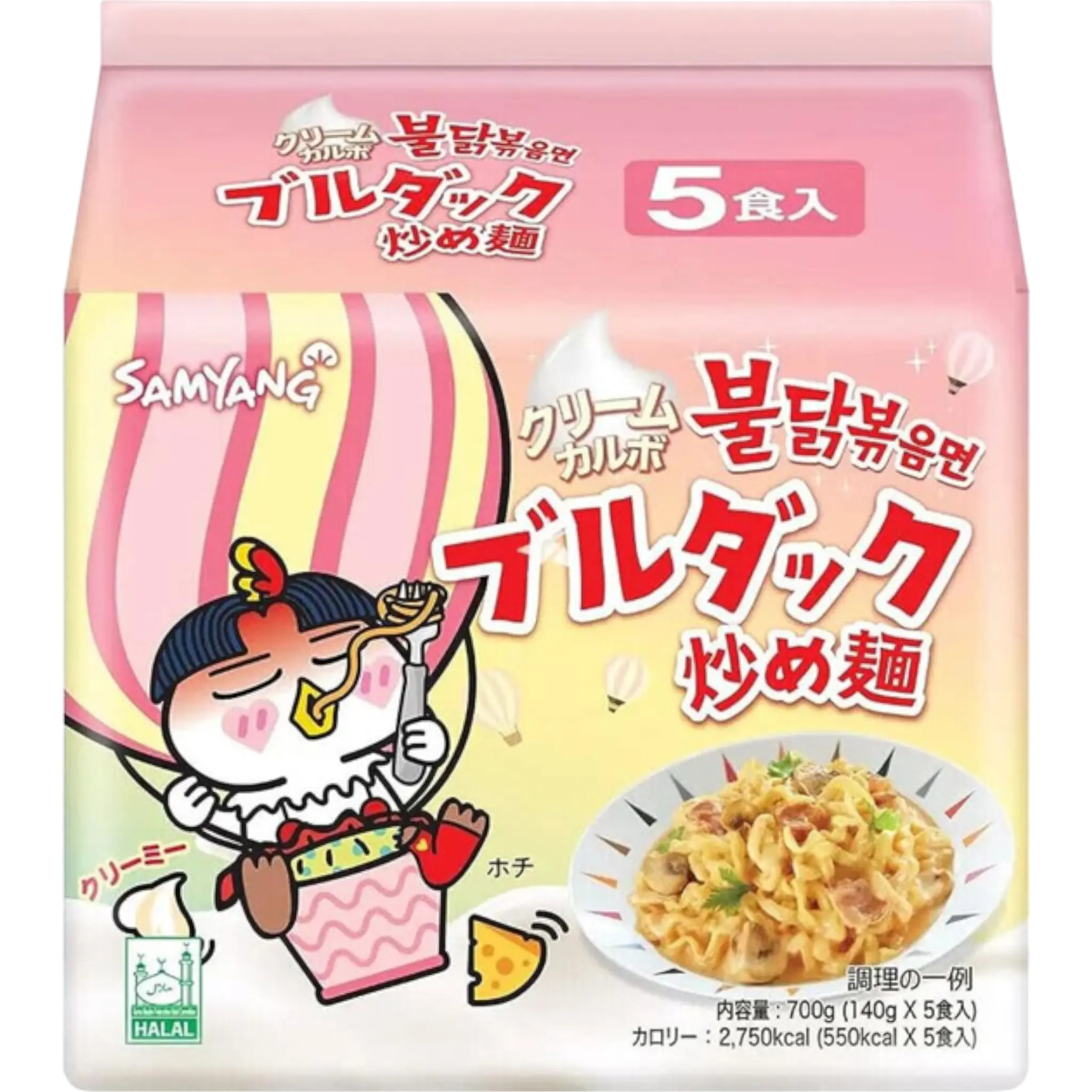 Samyang Buldak Creamy Carbonara Ramen Cow Crack Wholesale