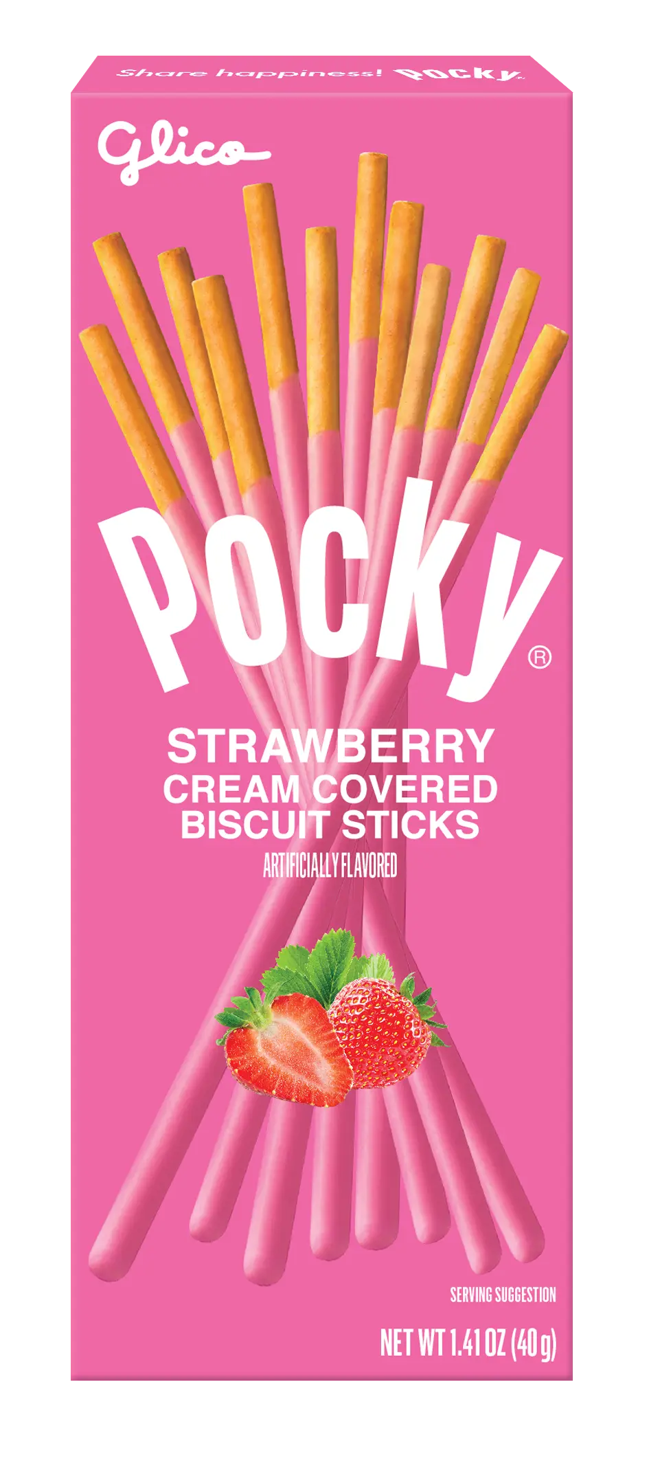 Glico Pocky Strawberry Biscuit Stick - 41g (Japan) Global Bite Co