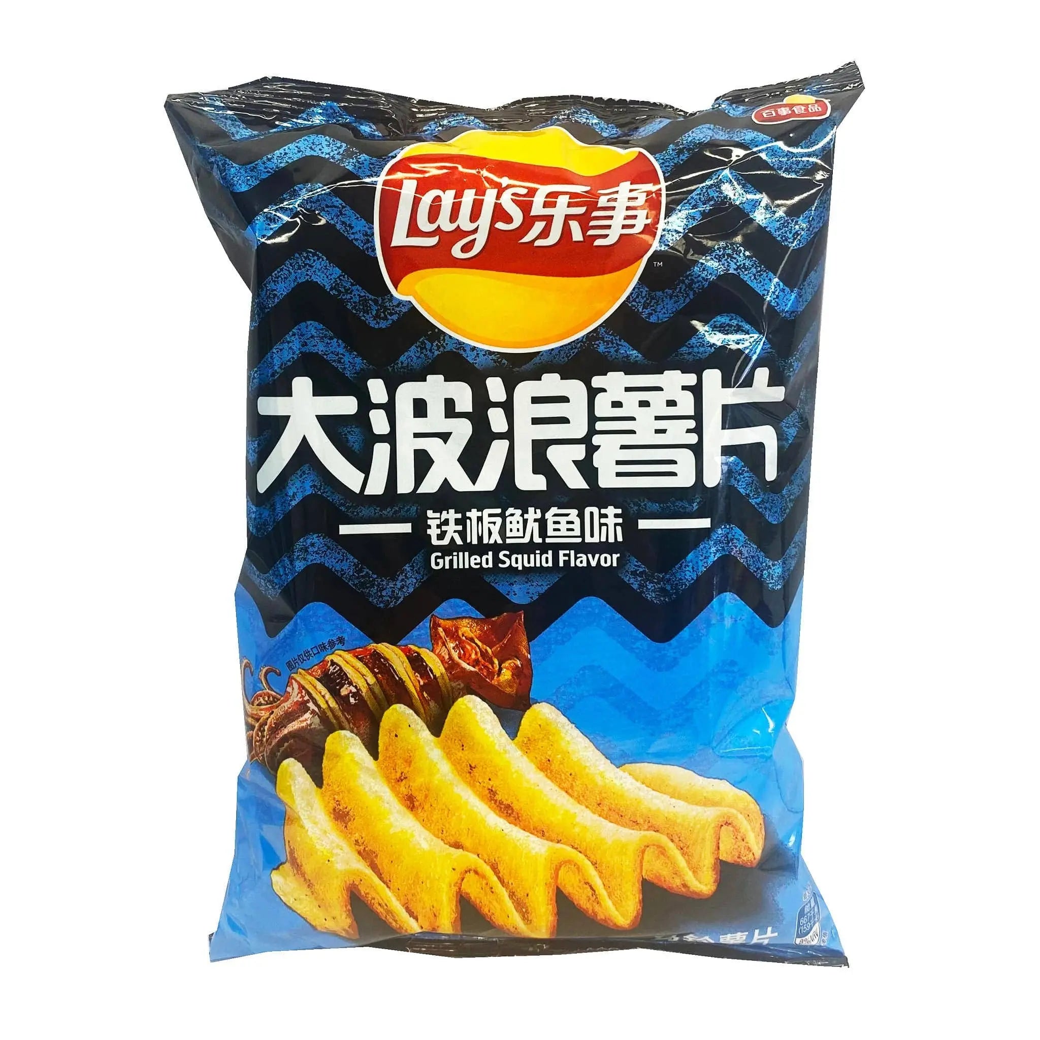 Lays Big Wave Calamari - TAIWAN (22 COUNT) Flavor Distribution