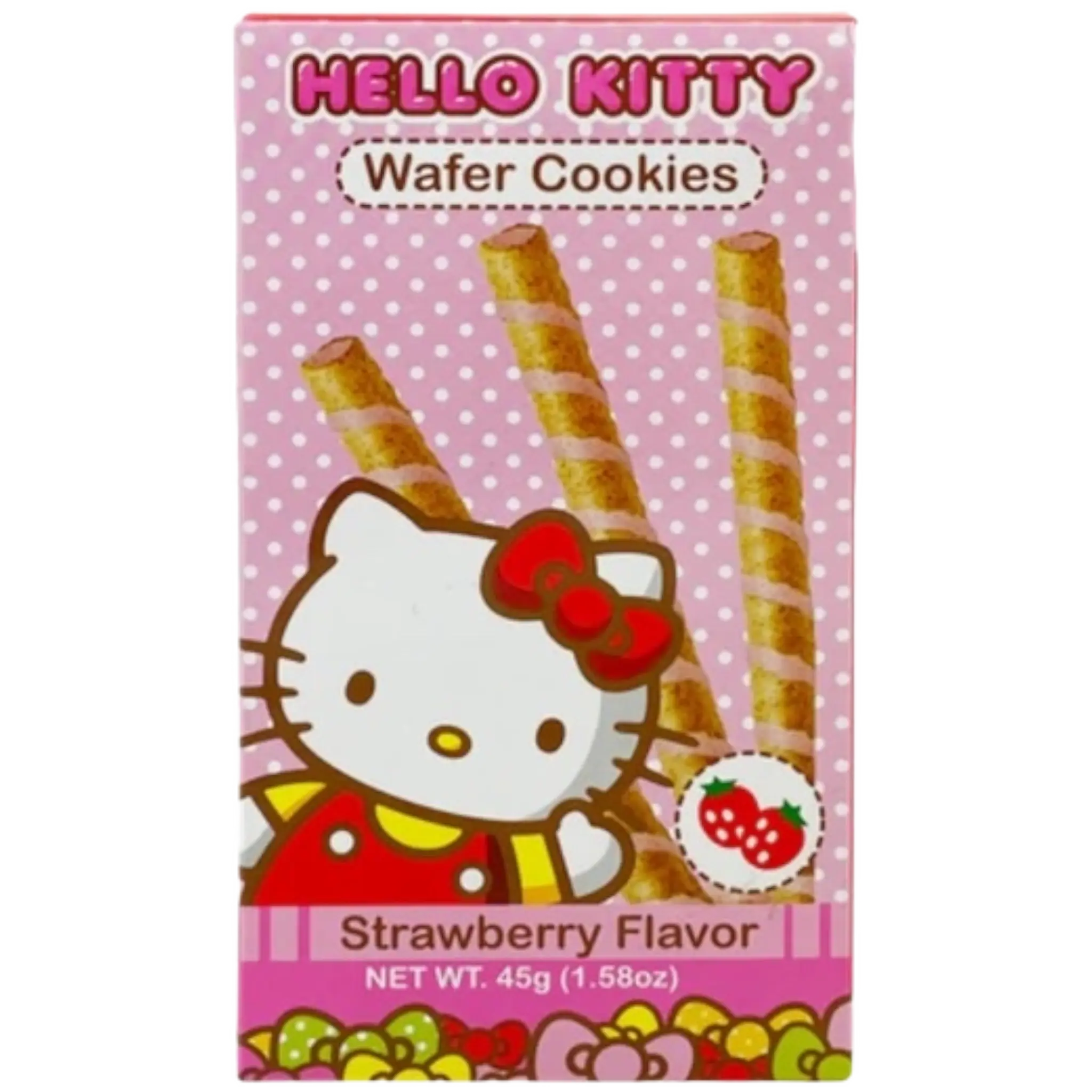 Hello Kitty Strawberry Wafer Cookies Cow Crack Wholesale