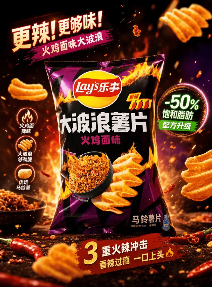 Lays Exotic chips bundle (3 bags) - 70g 
