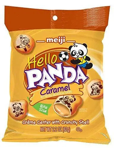 Meiji Hello Panda Caramel 2.2 Ounce Bag Long Island Candy Factory
