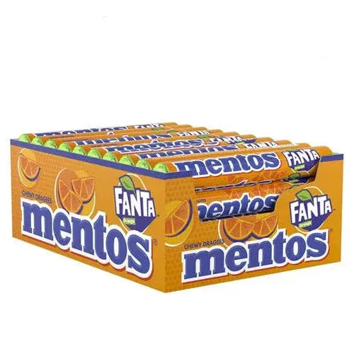 Mentos Fanta Orange (37.5g) Holland Pops Distro Inc