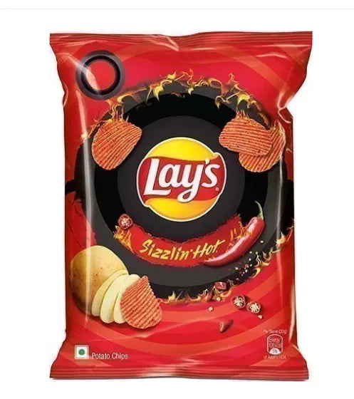 Lays Sizzling Hot - INDIA - Snackytreat LLC