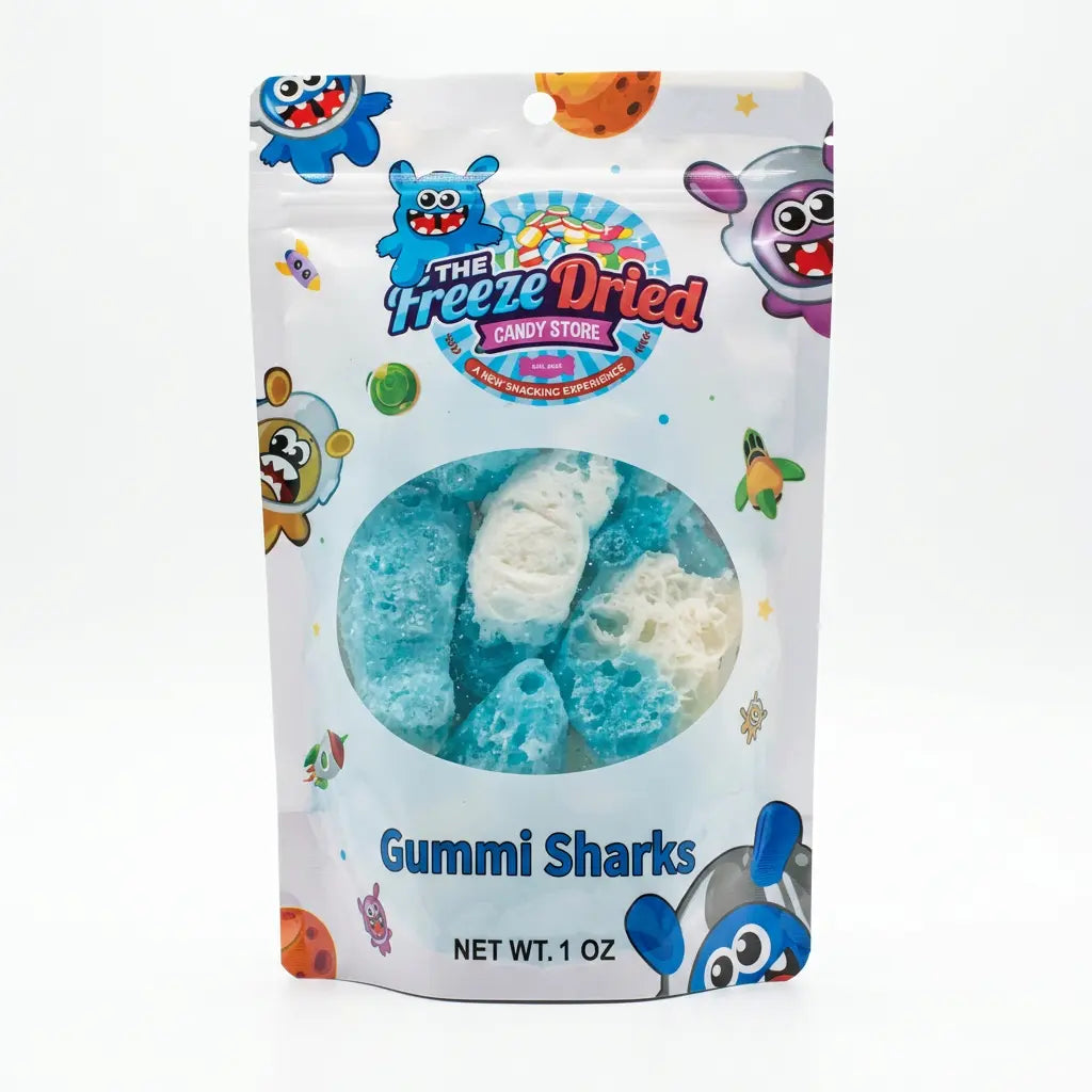 Freeze Dried Gummi Sharks 