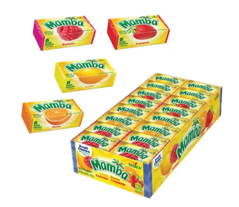 Mamba Fruit Chews Original Fruit Mix 0.93 oz Snacky Candy