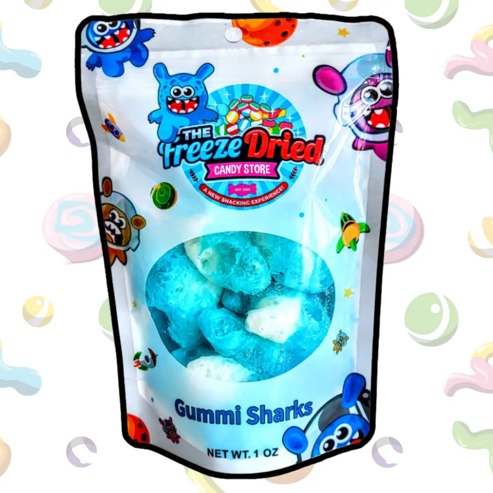 Freeze Dried Gummi Sharks 