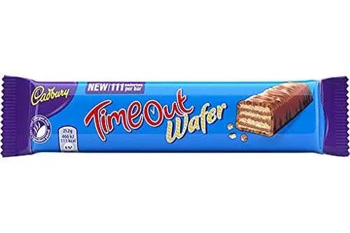 Cadbury TimeOut Chocolate Wafers 18 gram Snacky Candy