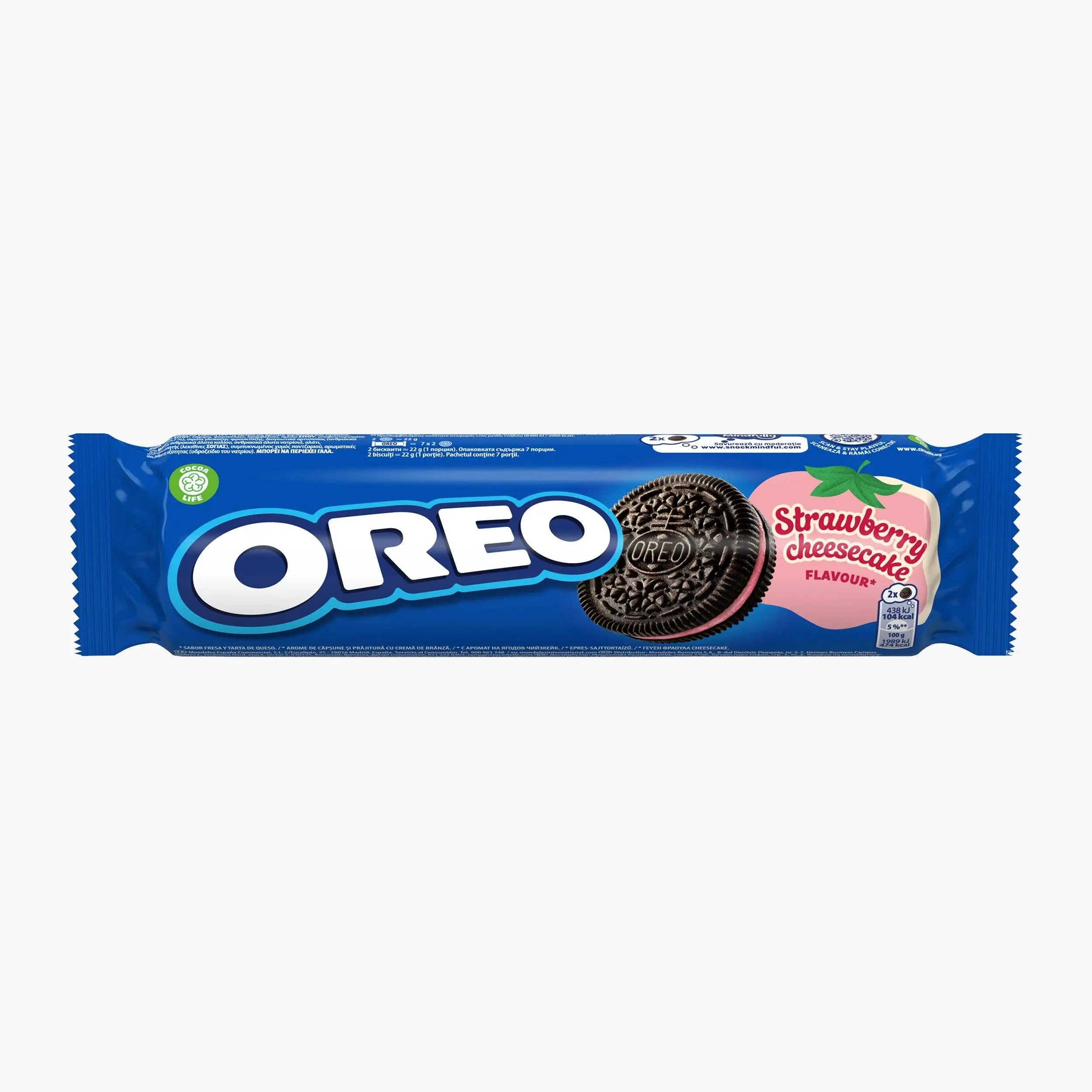 Oreo Strawberry Cheesecake (154g) (Romania) Pops Distro Inc