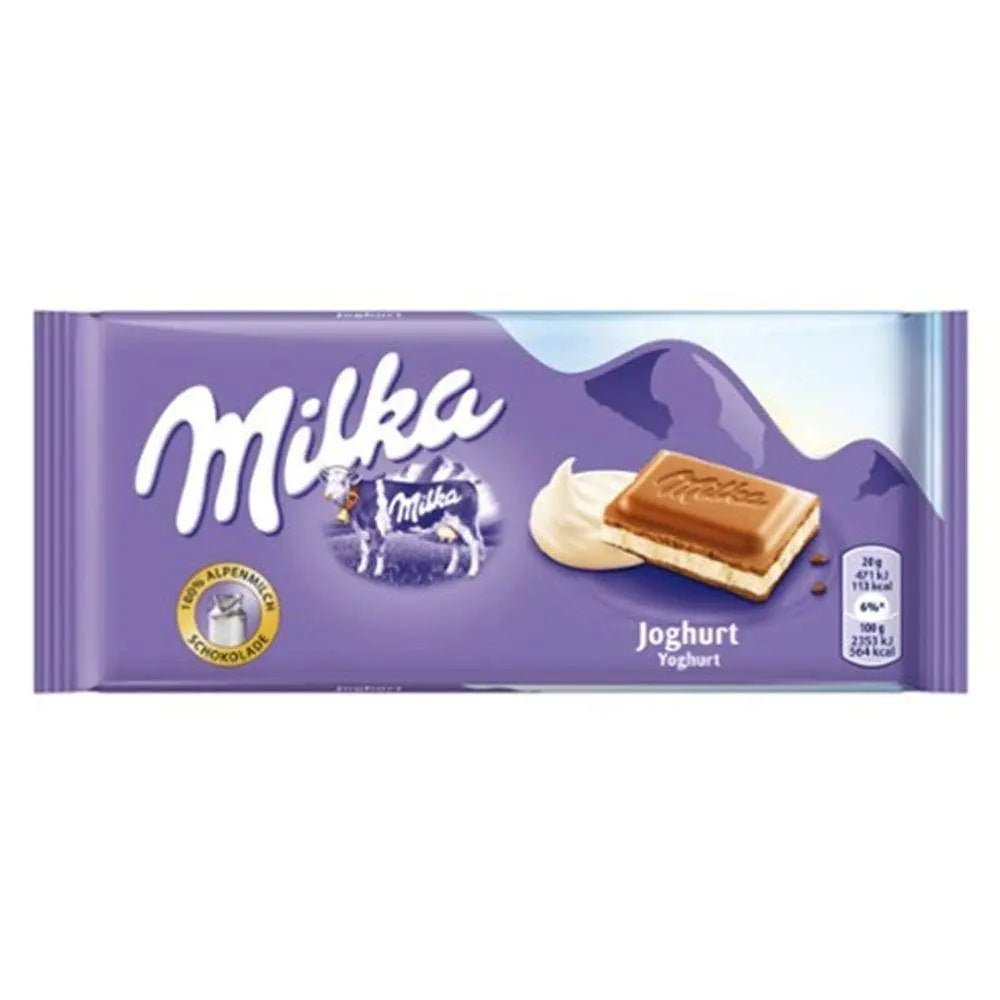 Milka Chocolate Bar Yogurt 100 g Snacky Candy