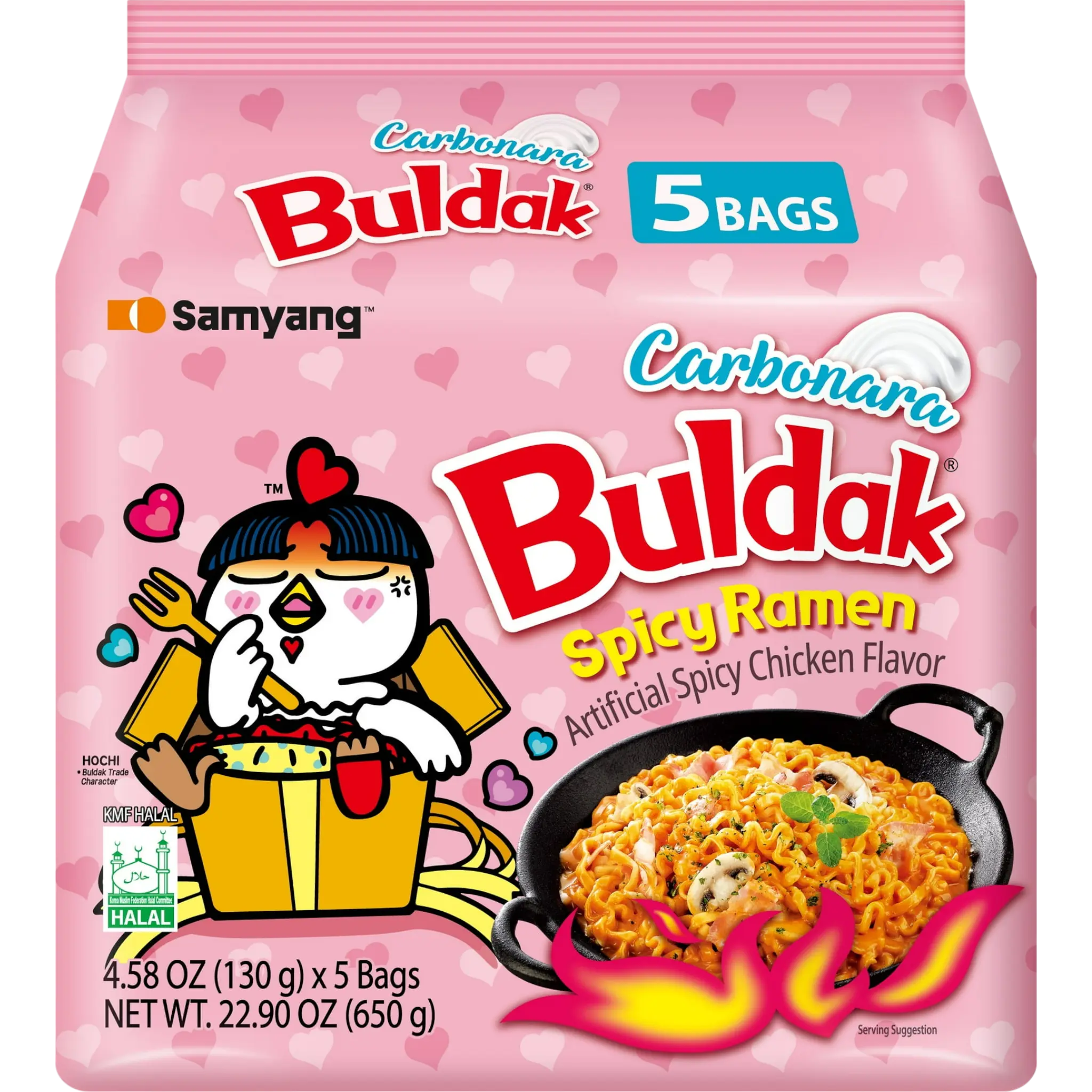 Samyang Buldak Carbonara Spicy Ramen Cow Crack Wholesale
