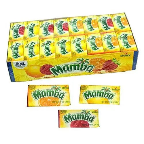 Mamba Fruit Chews Original Fruit Mix 0.93 oz Snacky Candy