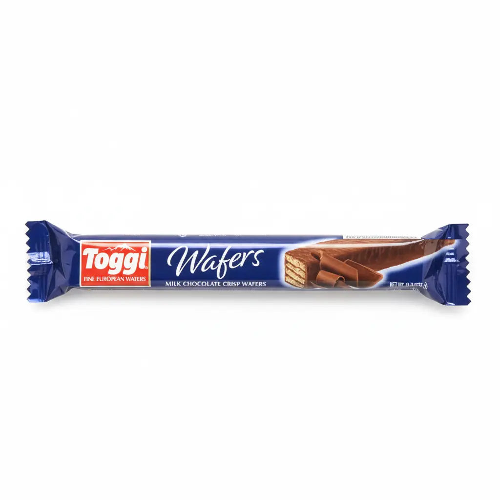 Toggi 0.88 Oz Fine European Milk Chocolate Wafers Long Island Candy Factory